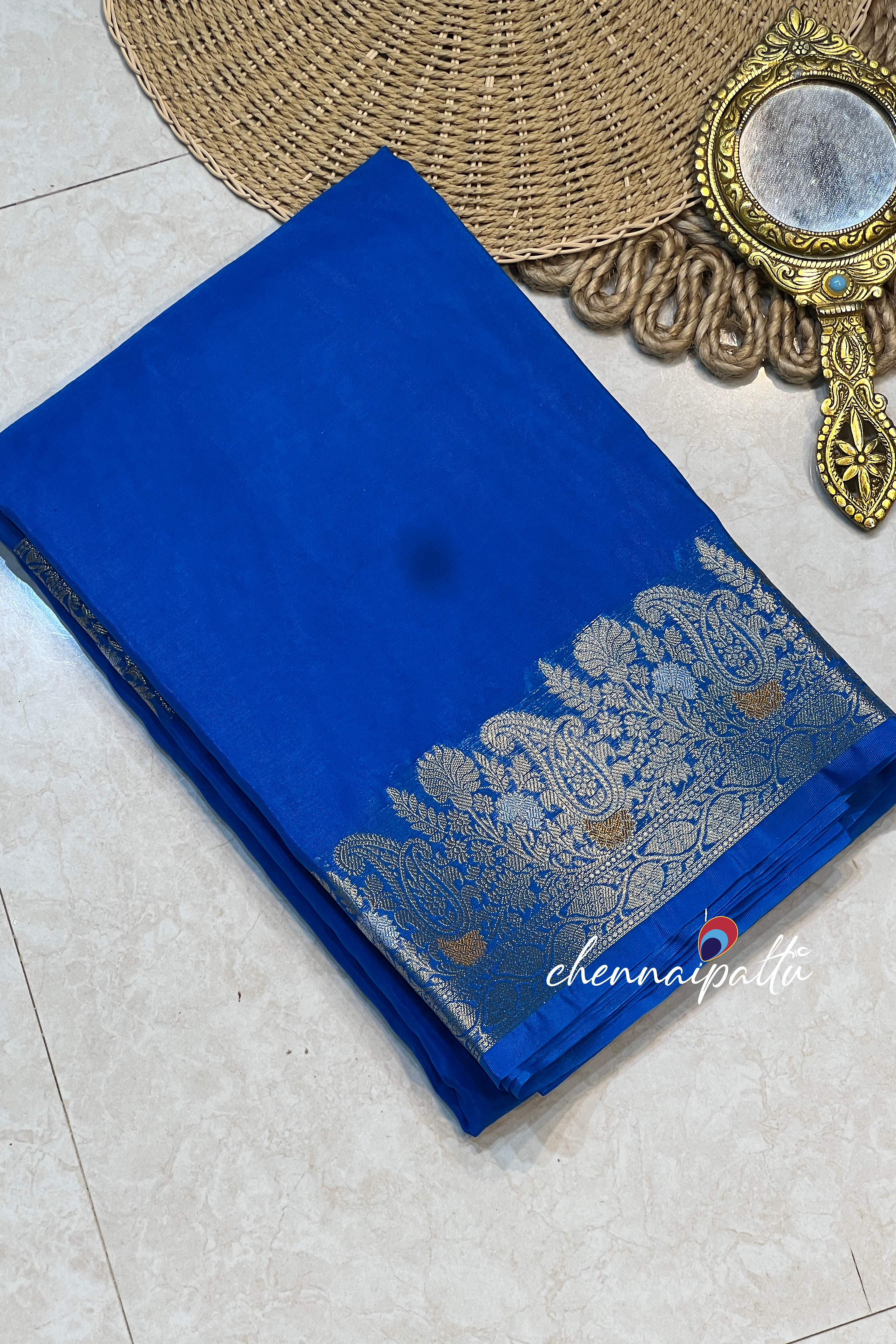 Rohini : Semi Silk Saree - A Whisper of Ethereal Charm with Contrast Blouse Piece