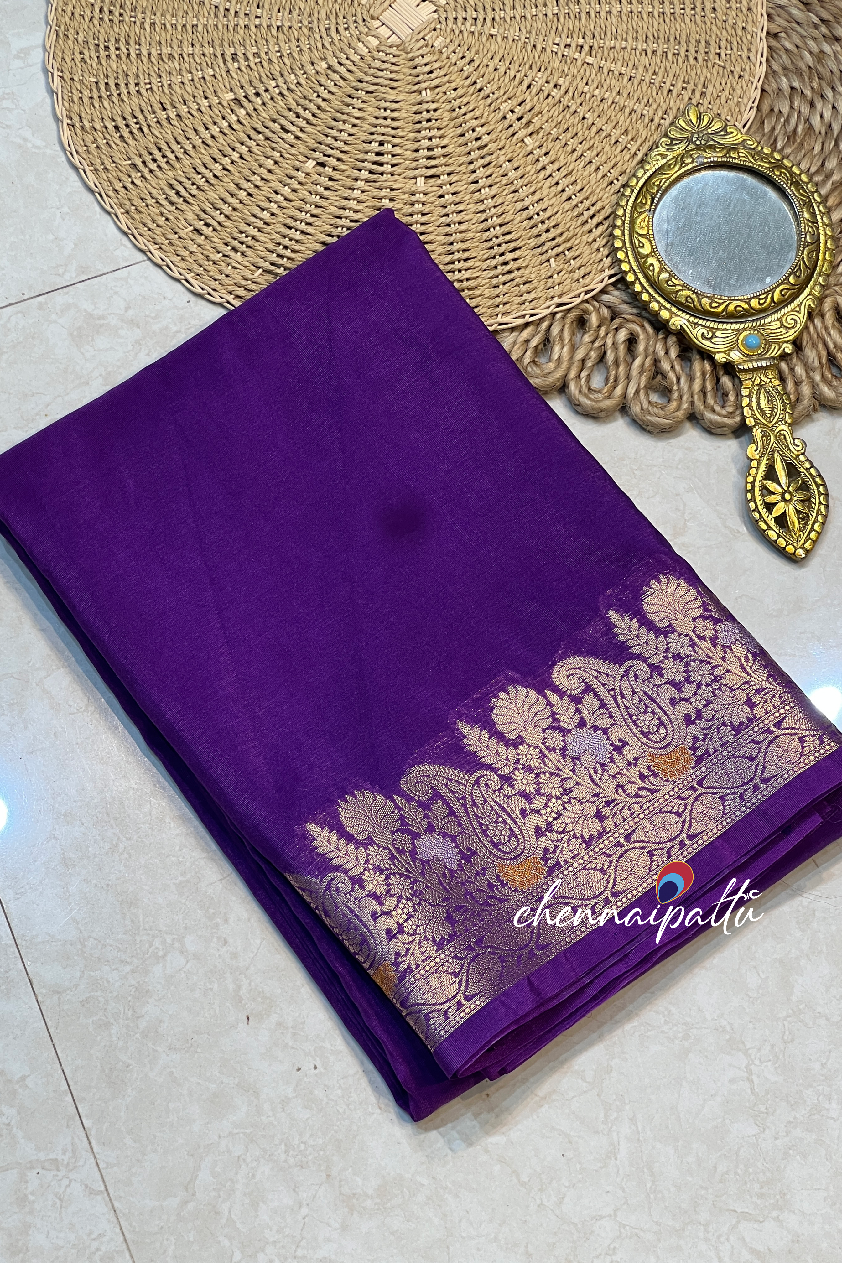 Rohini : Semi Silk Saree - A Whisper of Ethereal Charm with Contrast Blouse Piece