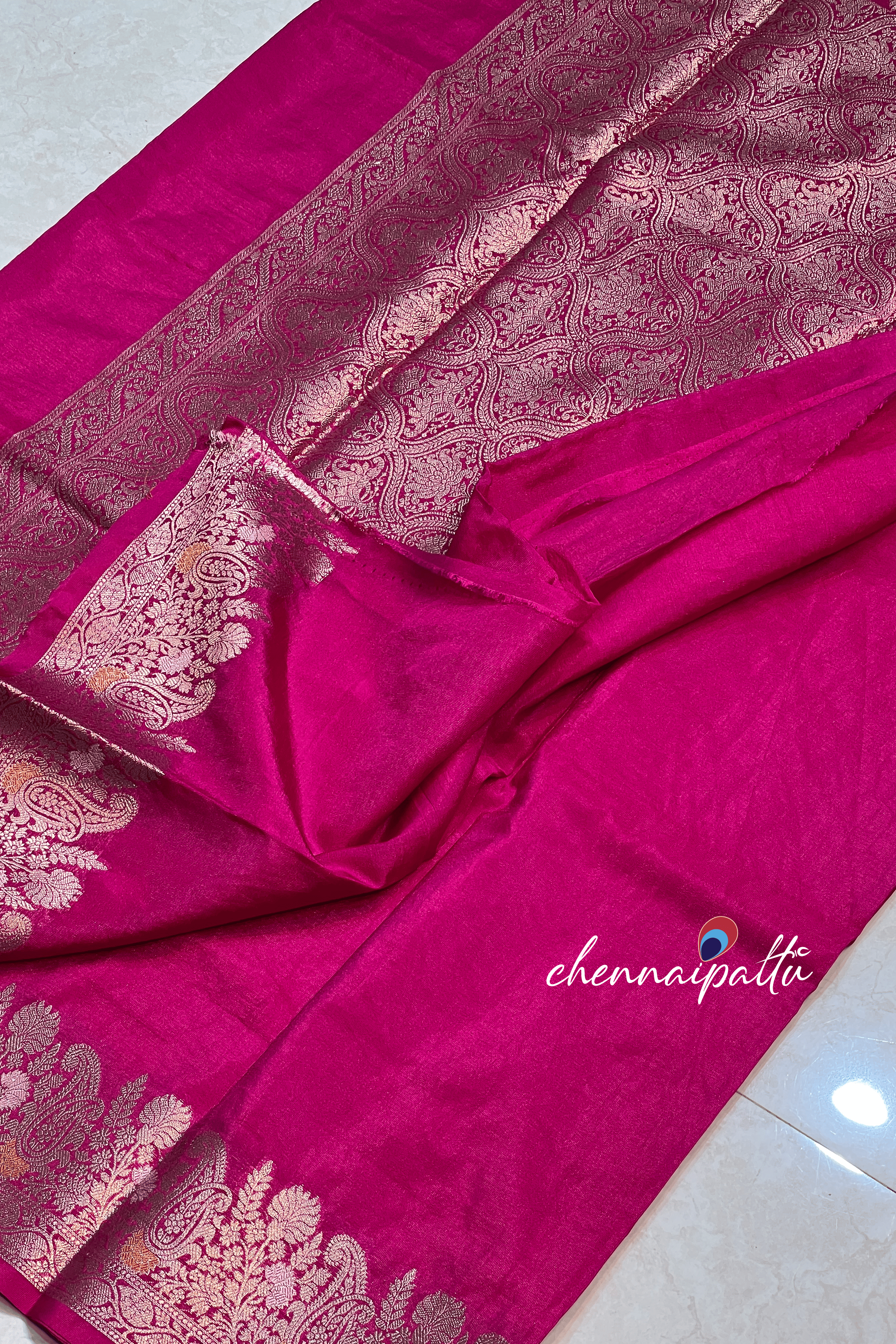 Rohini : Semi Silk Saree - A Whisper of Ethereal Charm with Contrast Blouse Piece