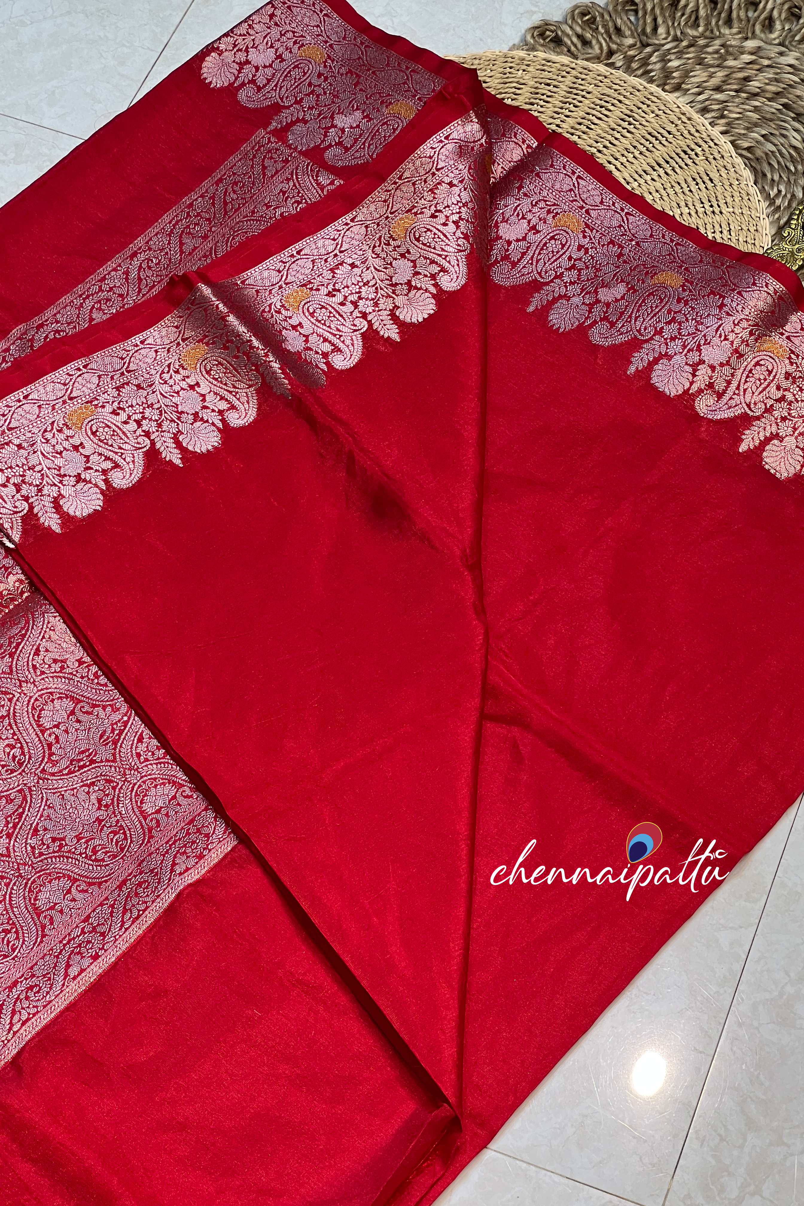 Rohini : Semi Silk Saree - A Whisper of Ethereal Charm with Contrast Blouse Piece