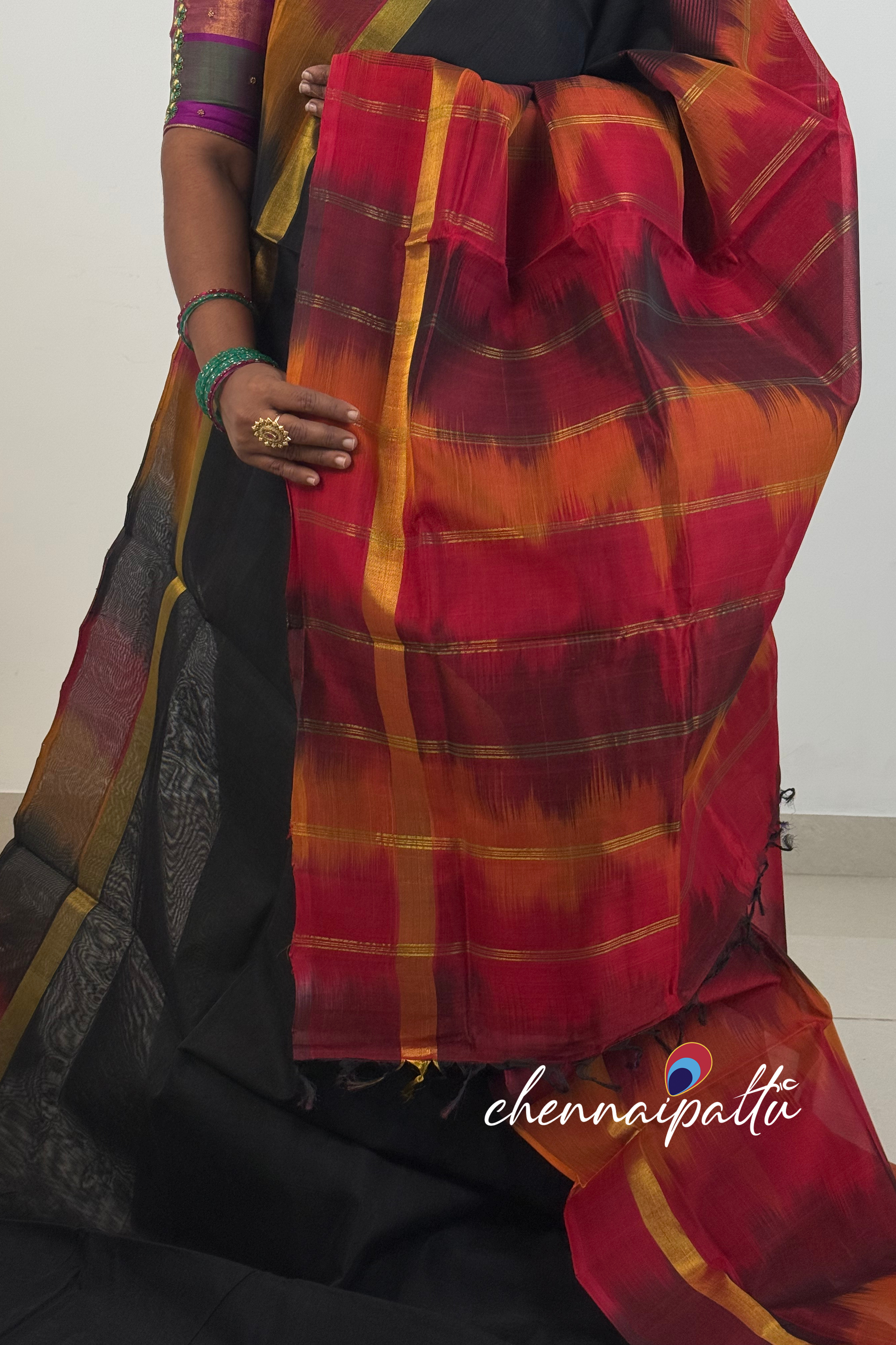 Mangai - Kupadam Silk Cotton Saree | Blouse Attached
