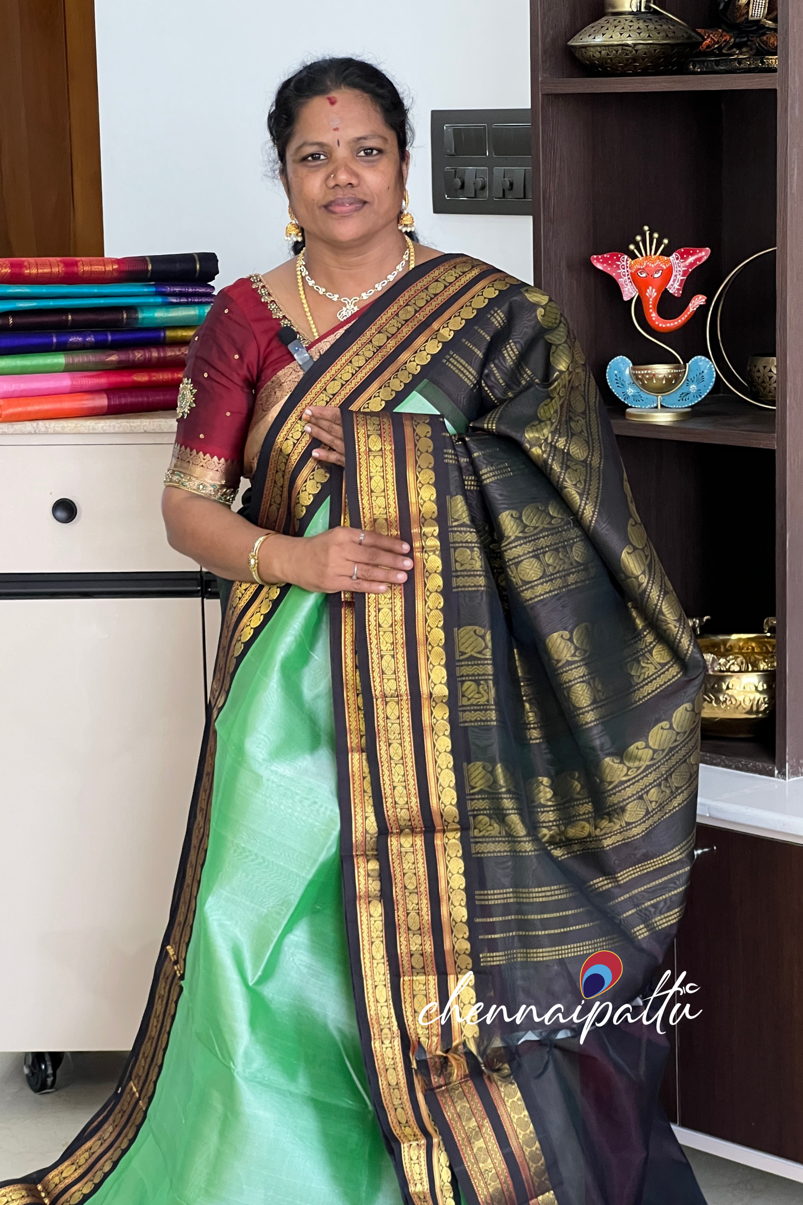 Mangai - Silk Cotton Saree | Blouse Attached