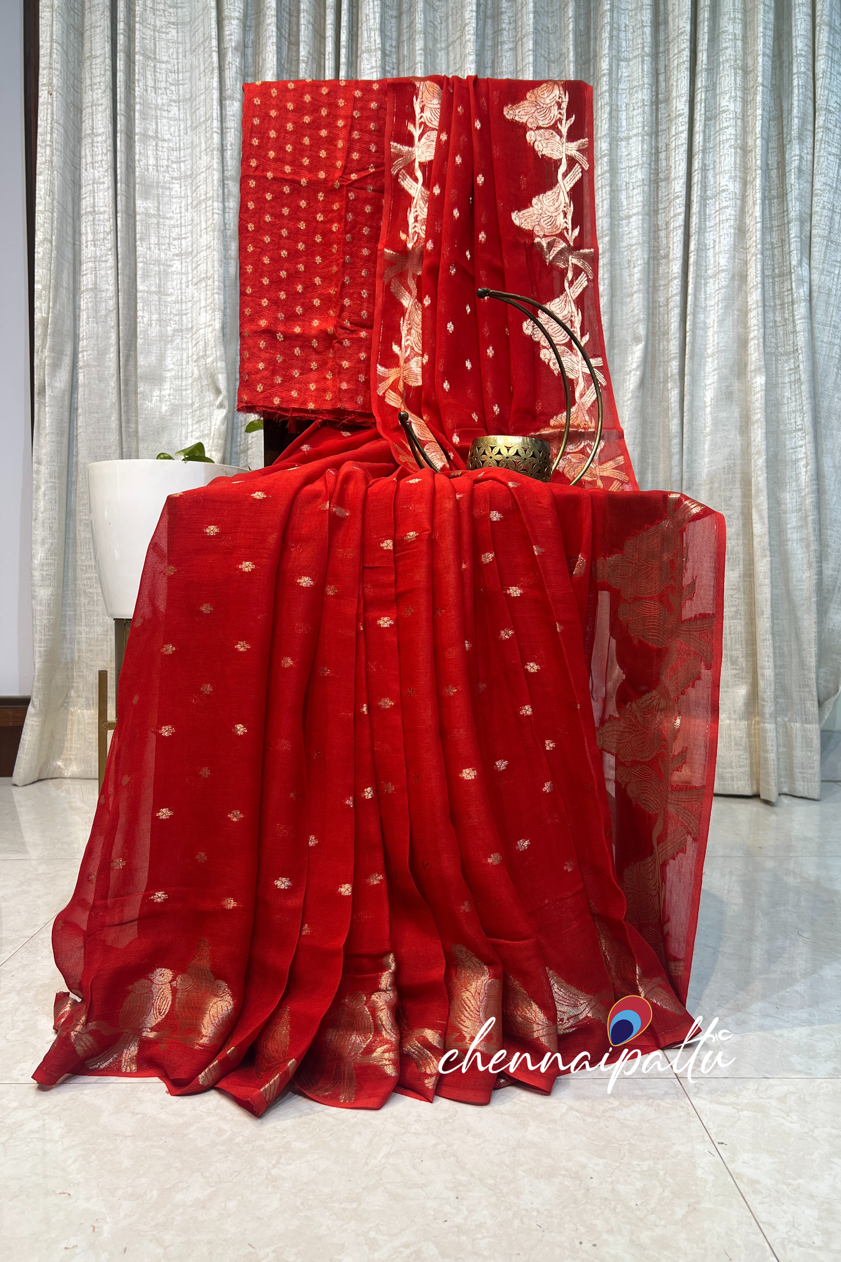 SUNITHA – Premium Viscose Crepe Georgette Saree | Intricate Embroidery Work