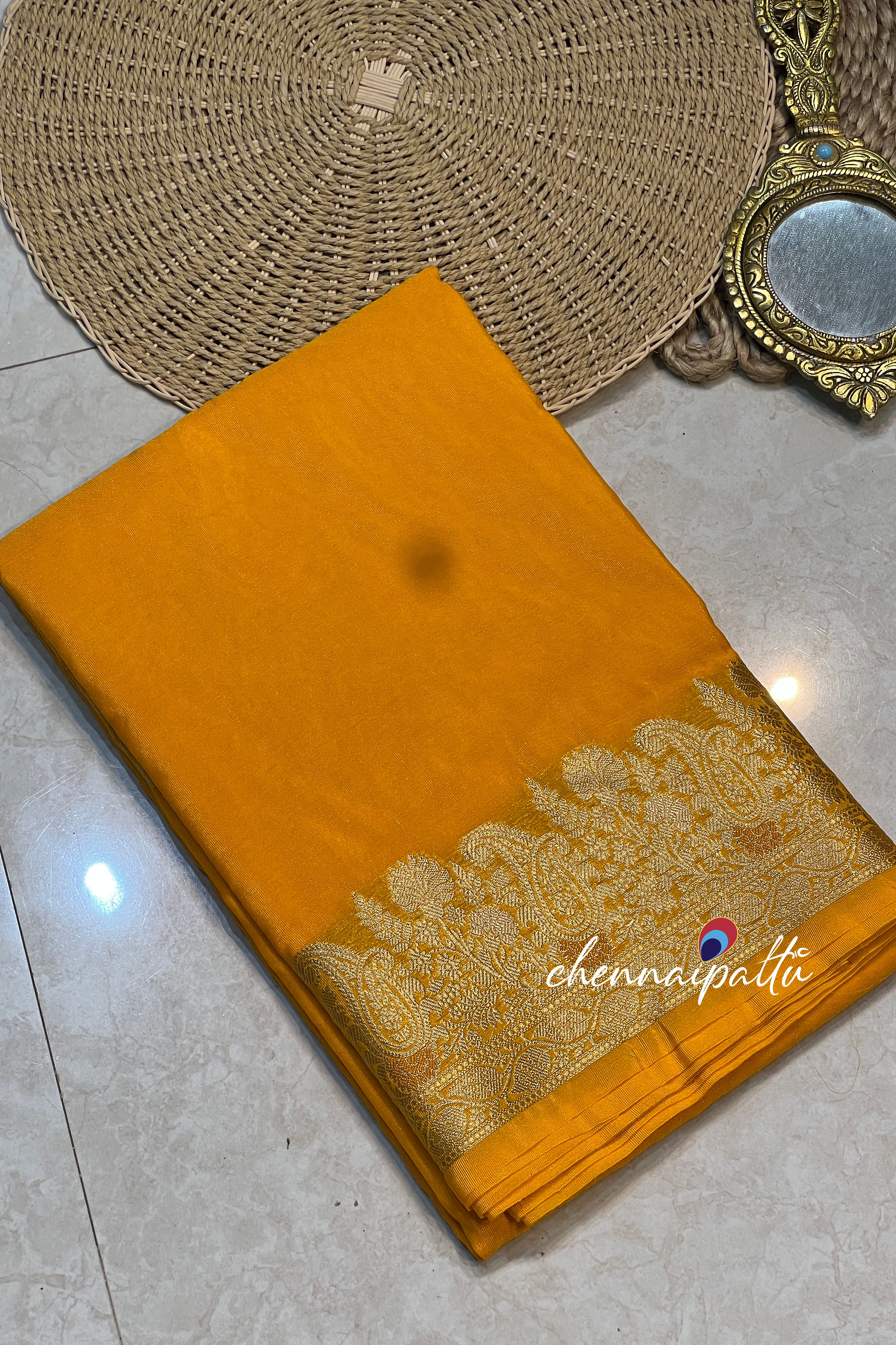 Rohini : Semi Silk Saree - A Whisper of Ethereal Charm with Contrast Blouse Piece
