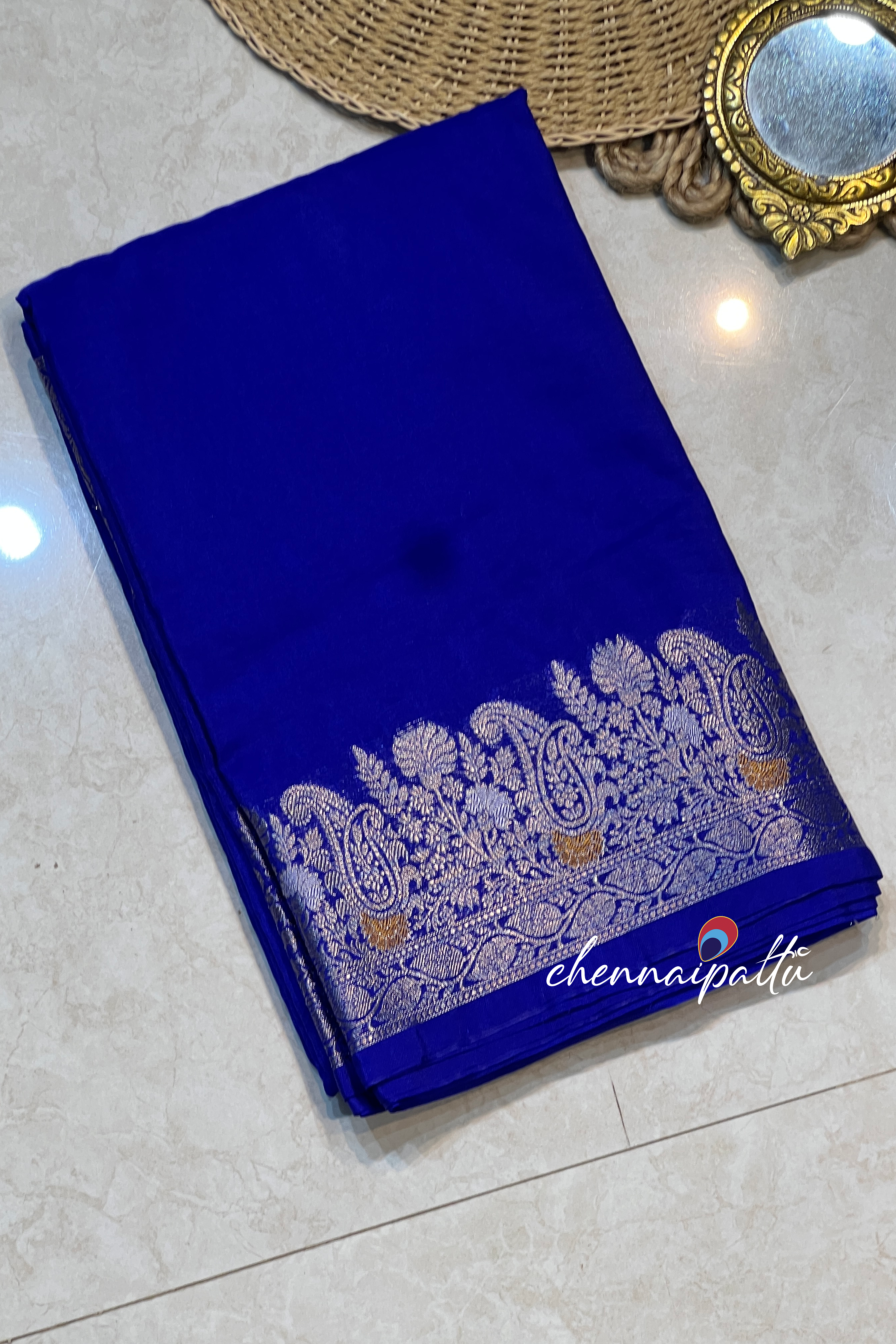 Rohini : Semi Silk Saree - A Whisper of Ethereal Charm with Contrast Blouse Piece