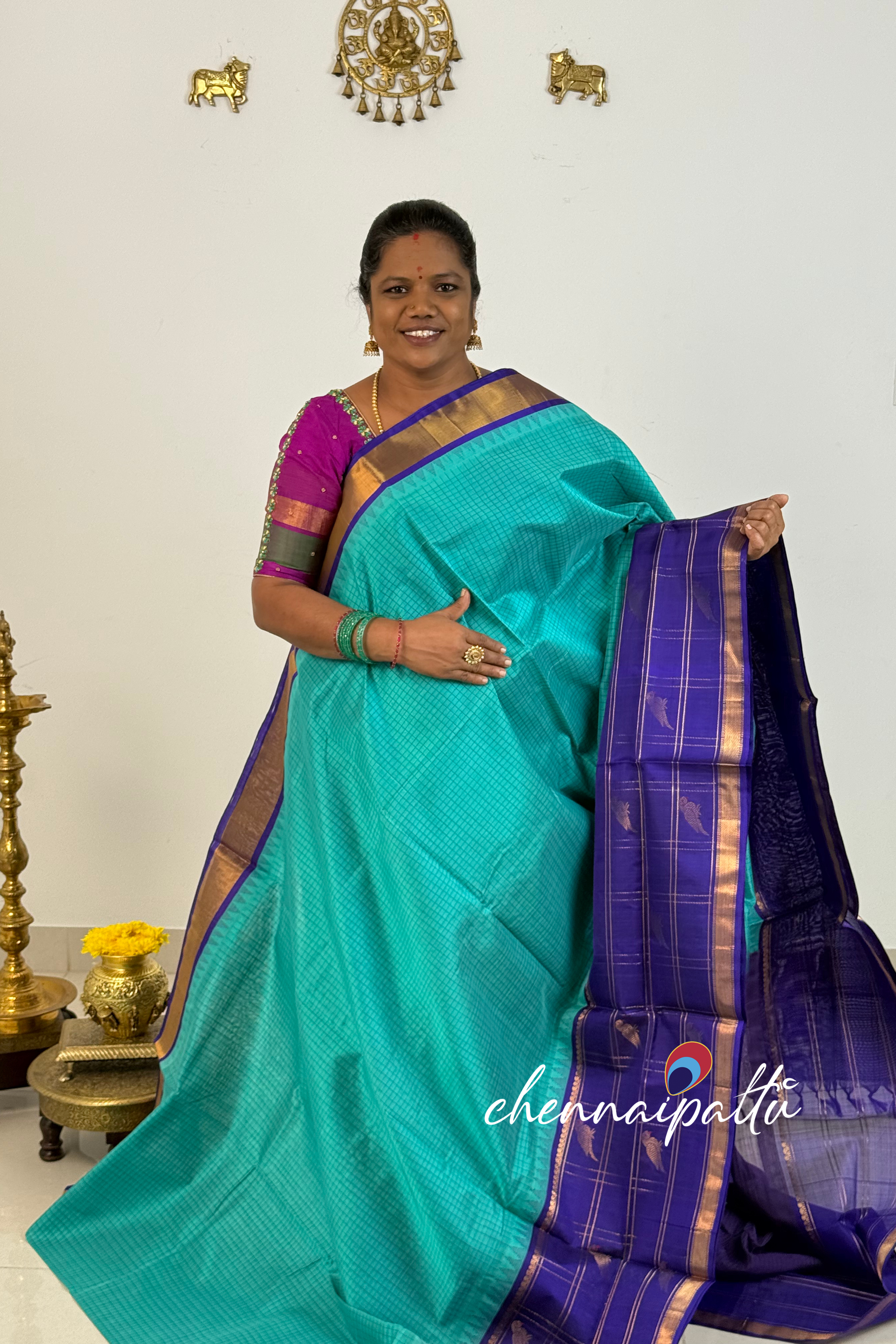 Mangai - Kupadam Silk Cotton Saree | Blouse Attached