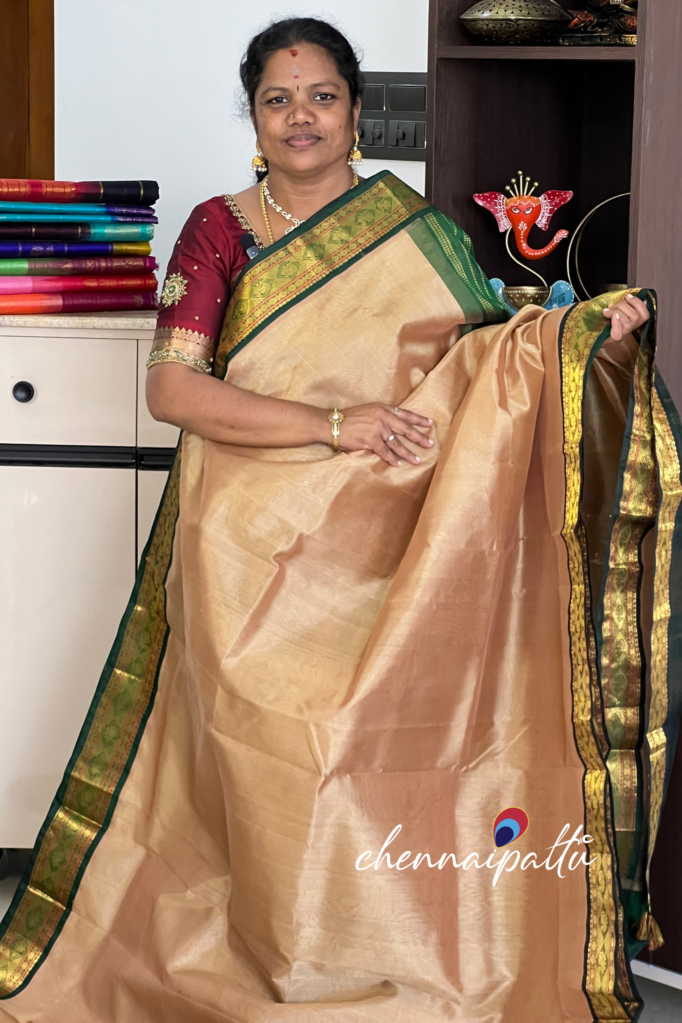 Mangai - Silk Cotton Saree | Blouse Attached