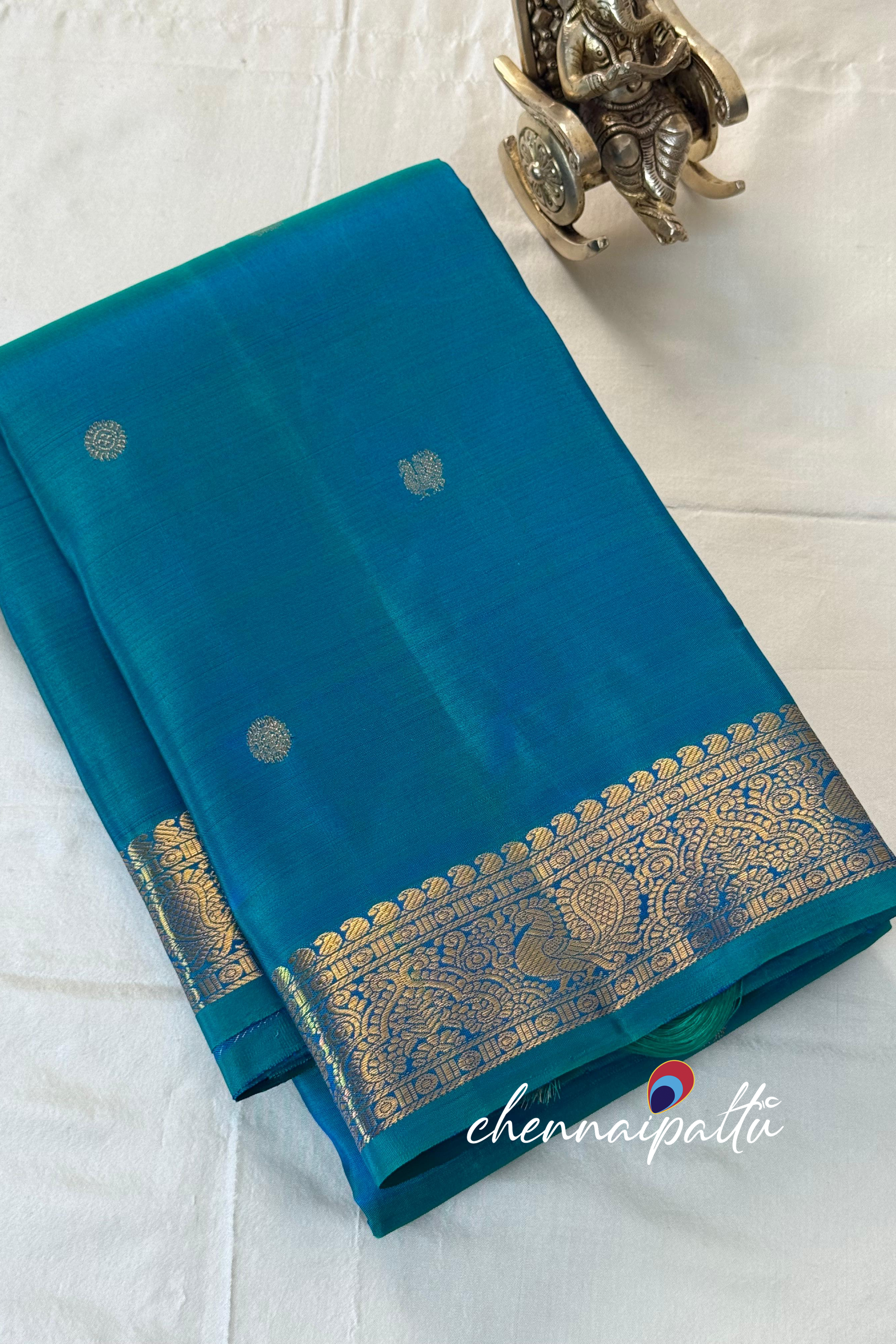 Tharagai - Kanchipuram Pure Silk Saree | Blouse Attached